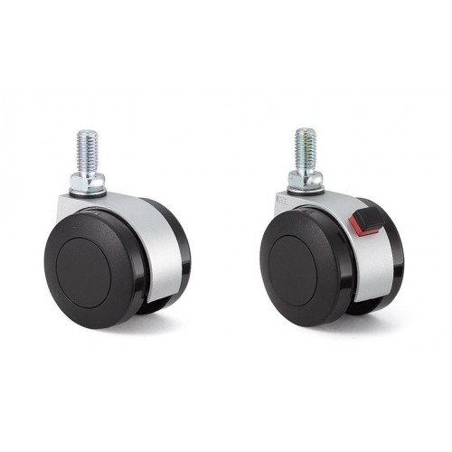 Twin Wheel Caster (Threaded Bolt Type)